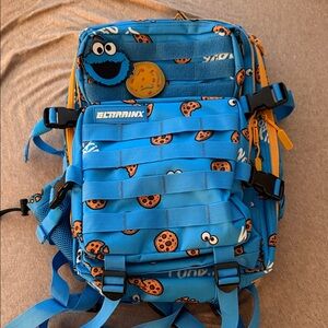 Blue Cookie Monster Backpack